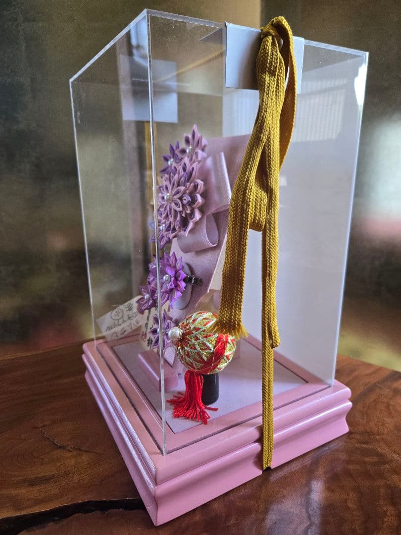 【展示品限り】正月飾り　羽子板　ケース飾り　※閉店セール　H5