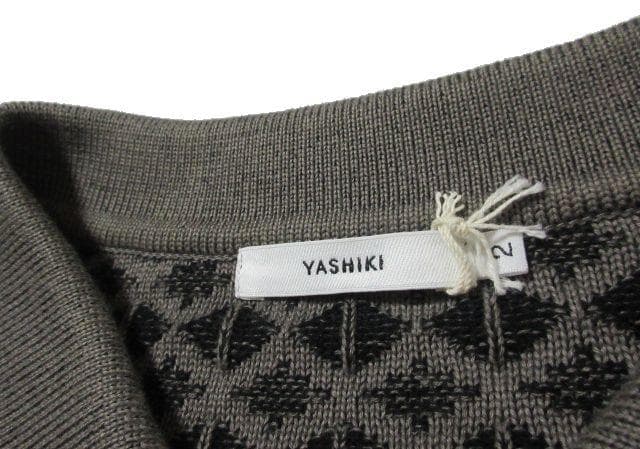 25AW ヤシキ YASHIKI Rikka Knit Polo ポロシャツ