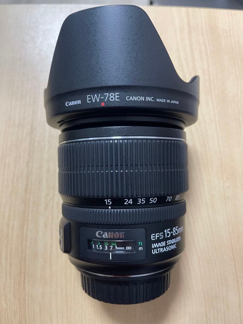 Canon EFS 15-85mm ズームレンズ