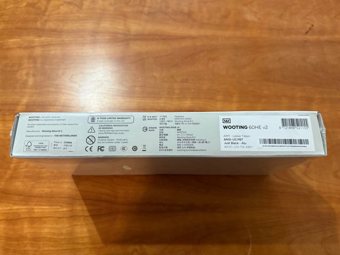 ふ*瀬様 【新品未開封】Wooting 60HE v2 ANSI Black【N