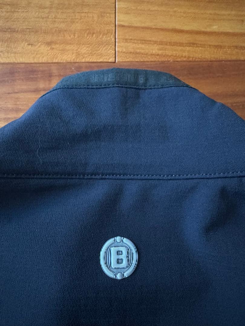 24AW ブリーフィングゴルフ　ストームフリースブルゾン黒L