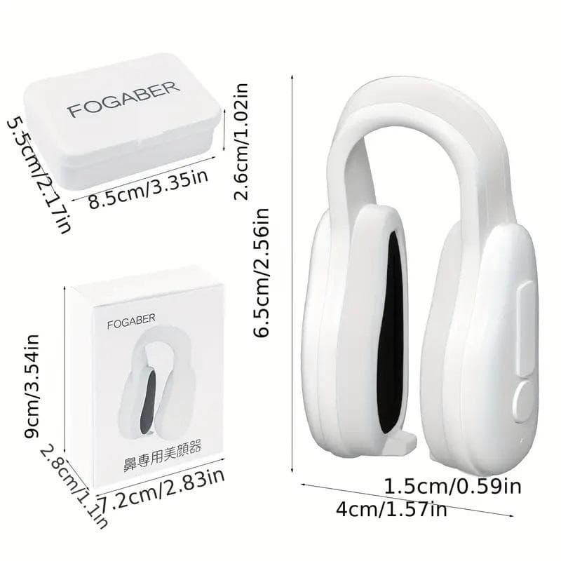 U字型鼻クリップ鼻プチ、美容整形プロテーゼ3段階レベル 男女兼用 充電ケーブル付