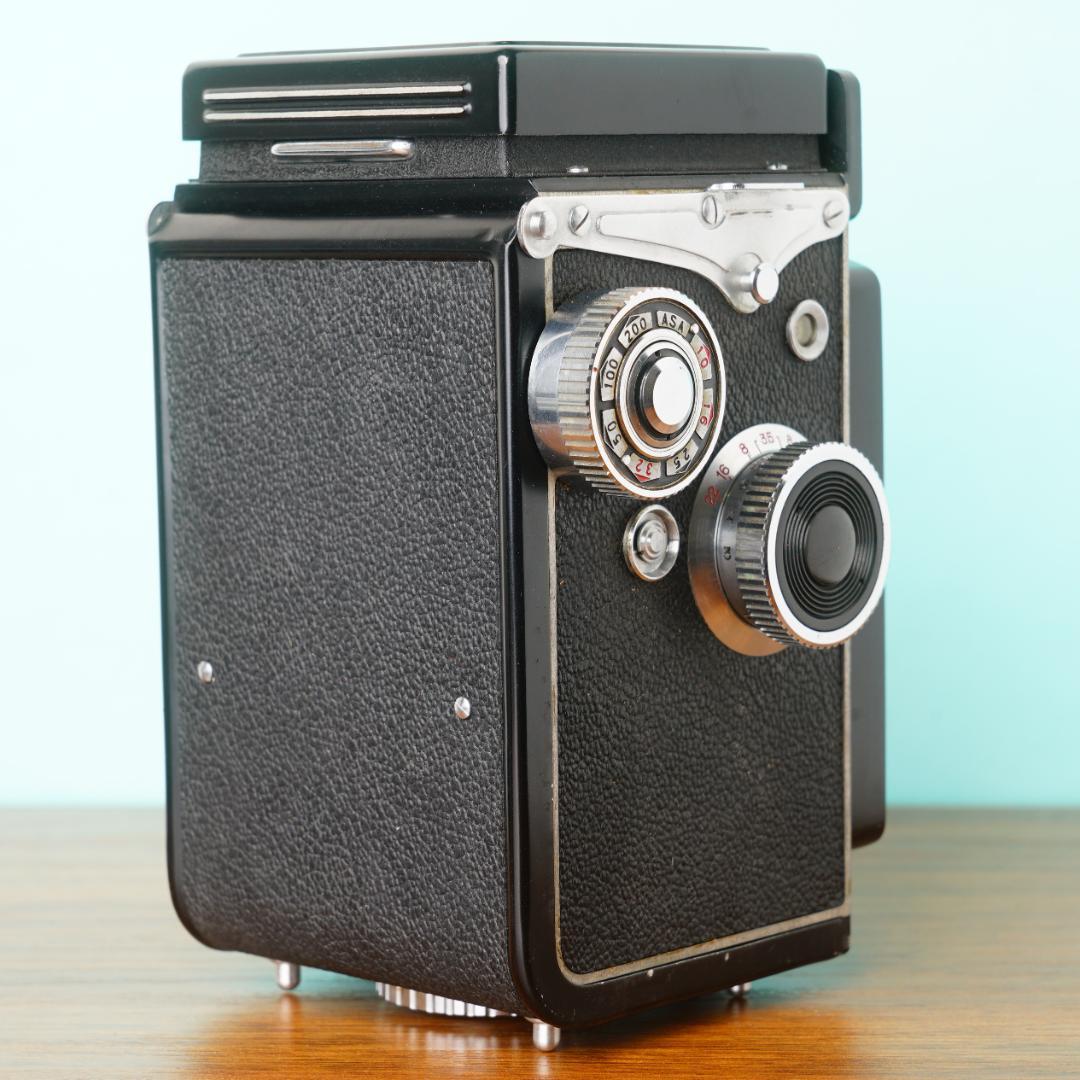[美品] 完動品◎YASHICAFLEX C型 二眼レフ ケース付き #06