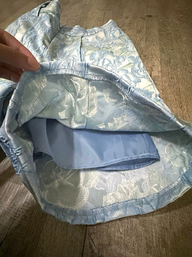 【上下セット】POPPY JACQUARD FLARE CAMI TUNIC