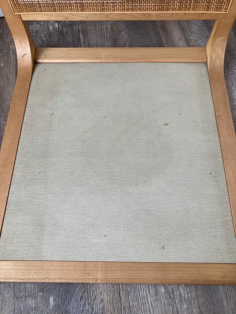 天童木工　座椅子　和モダン　こたつ椅子　ラタン　3点