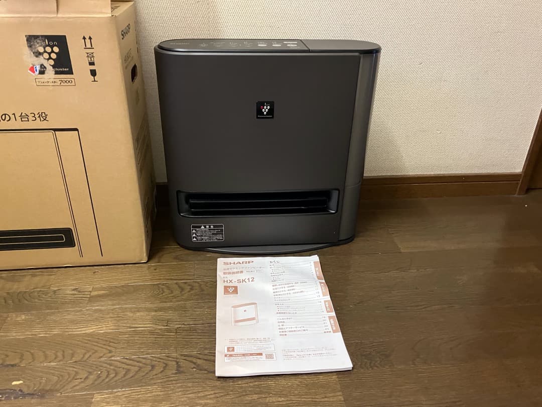 『未使用』シャープ 加湿セラミックファンヒーター HX-SK12-T