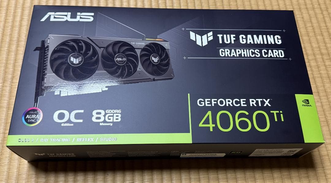 グラフィックボード・グラボ・ビデオカード TUF-RTX4060TI-O8G-GAMING