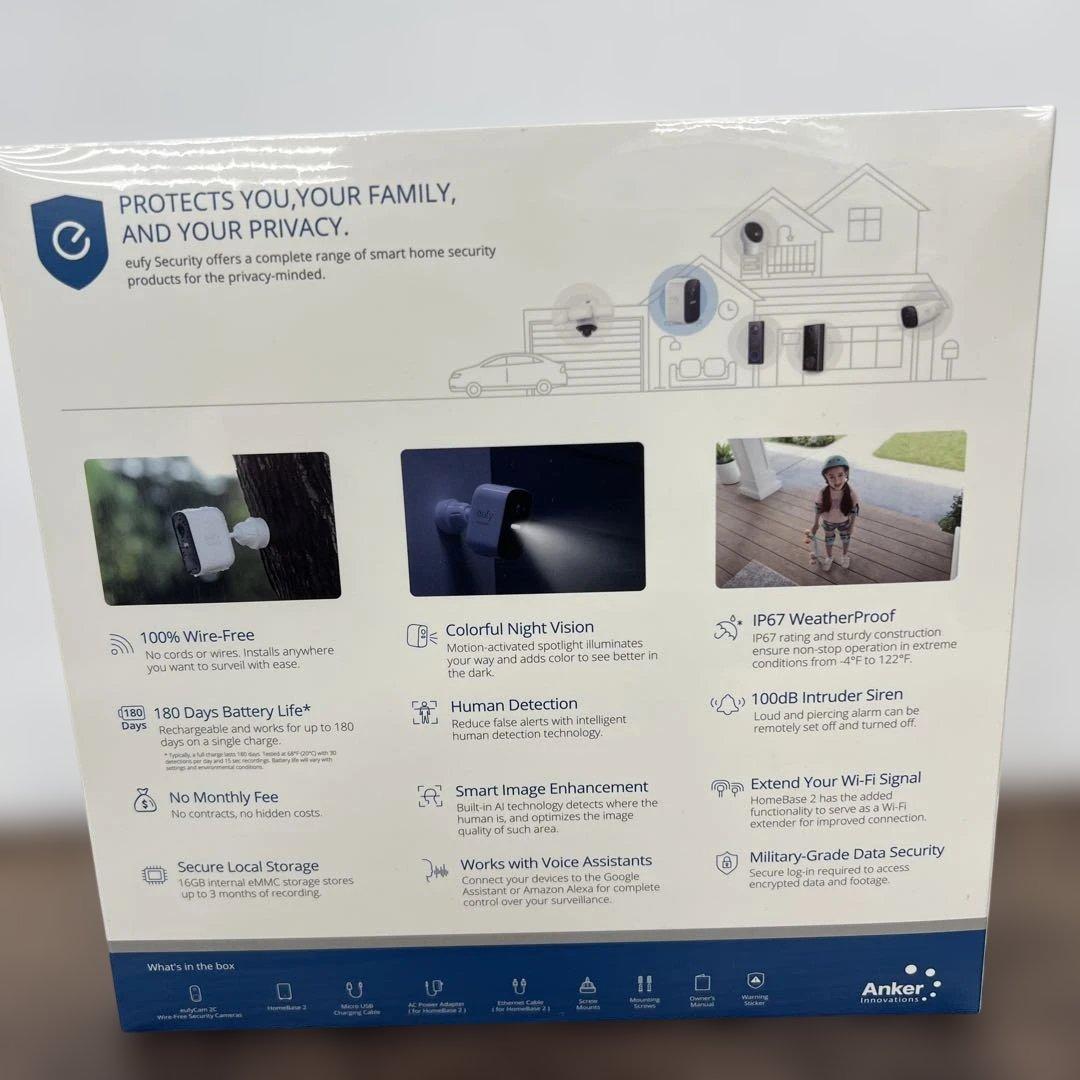 防犯カメラ 261245 Anker Eufy Security eufyCam 2C