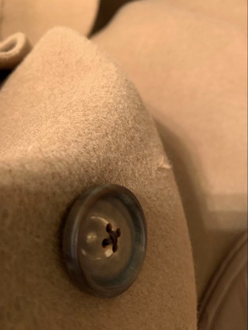 S Max Mara エスマックスマーラ ダブルブレスト ピーコートキャメル