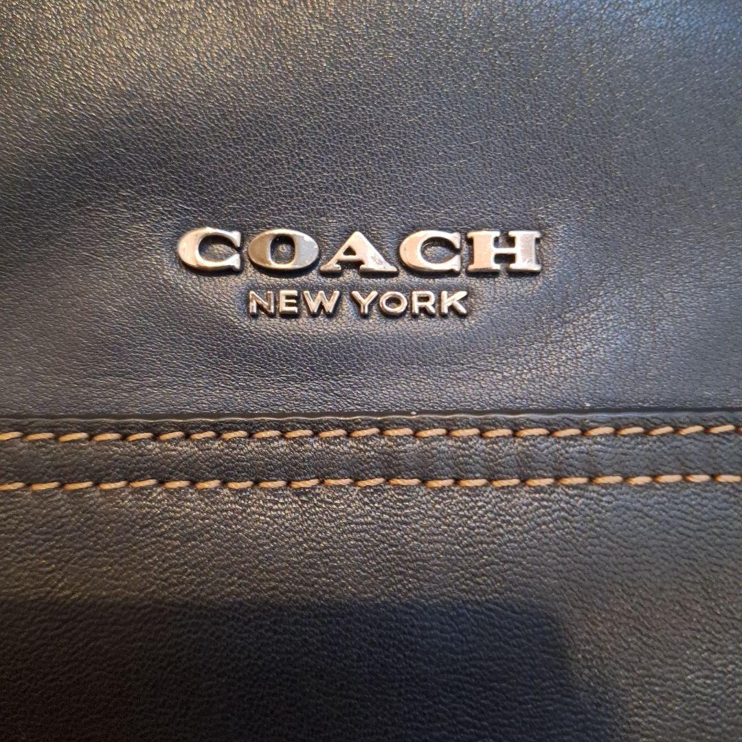 ロペ　COACH ネイビー ショルダーバッグ