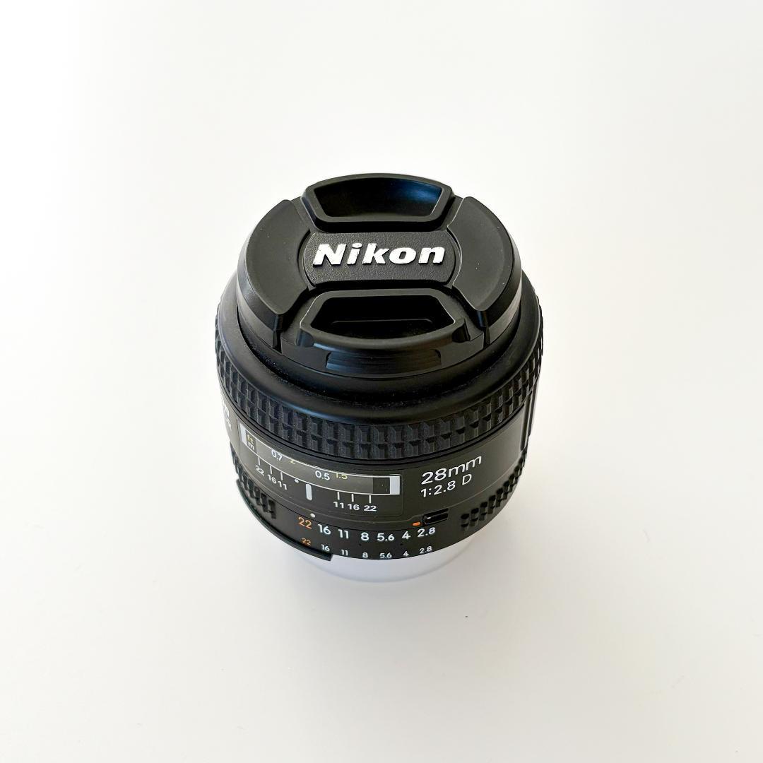 【美品】ニコン28mm f2.8 単焦点レンズ 日本製 動作確認済み 作例あり