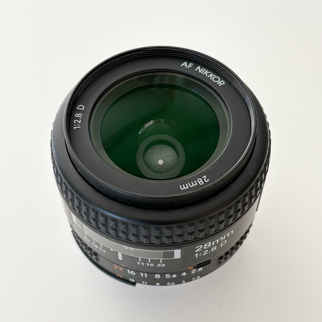 【美品】ニコン28mm f2.8 単焦点レンズ 日本製 動作確認済み 作例あり