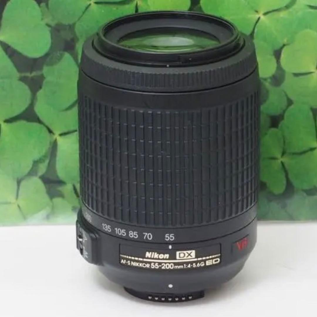 【美品】ニコン55-200mm❤️望遠レンズイベント、運動会で大活躍間違いなし！