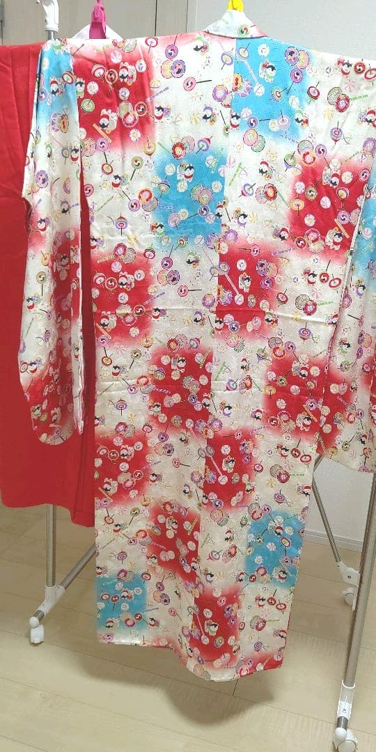 七五三 七歳 着物(レトロ)