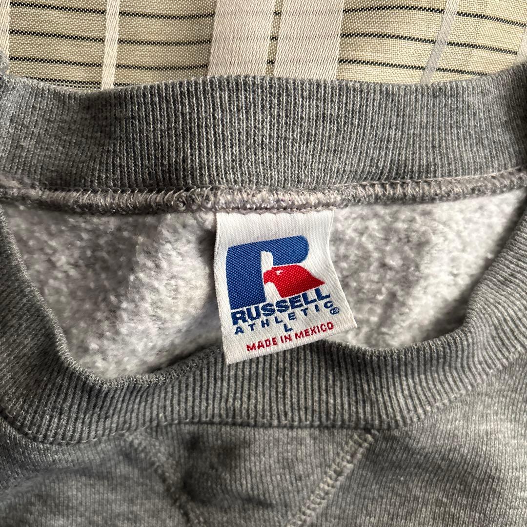 【90s】RUSSELL ATHLETIC 無地スウェット　グレー