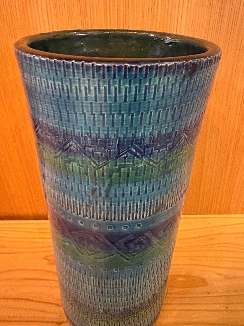 FLAVIA 傘立て リミニブルー　イタリア製　アンティーク