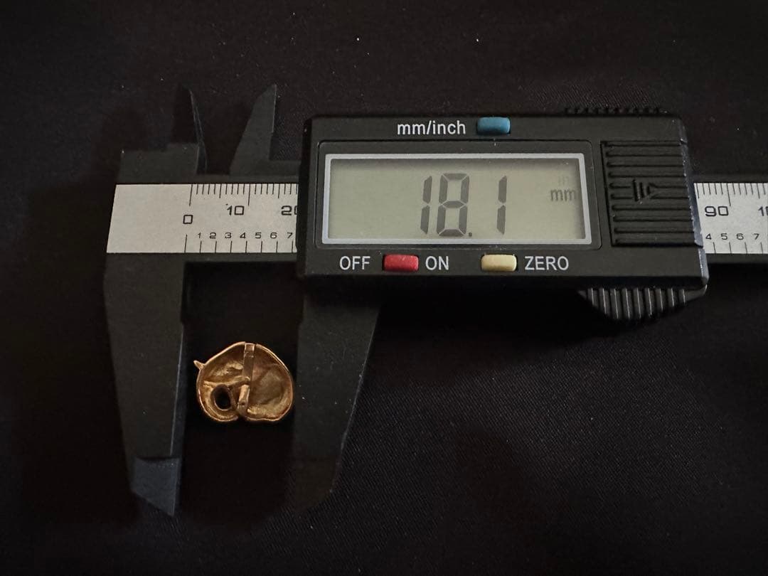 K18 象 ピンバッチ タイタック/ヴィンテージ