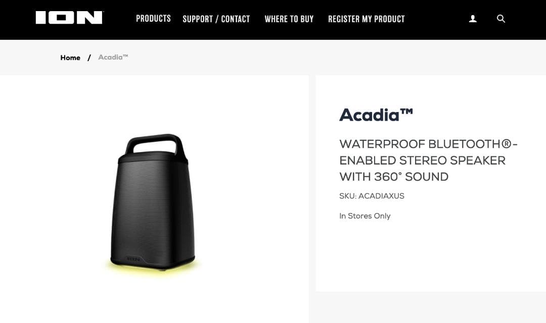 ION ACADIA 60W Bluetoothスピーカー