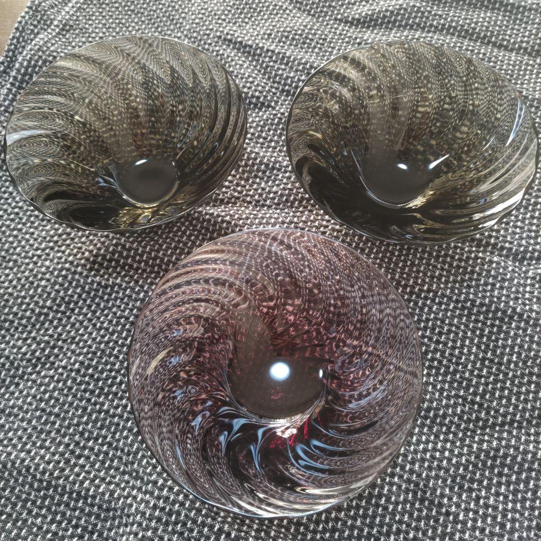 スガハラガラス　ボウル3個セット