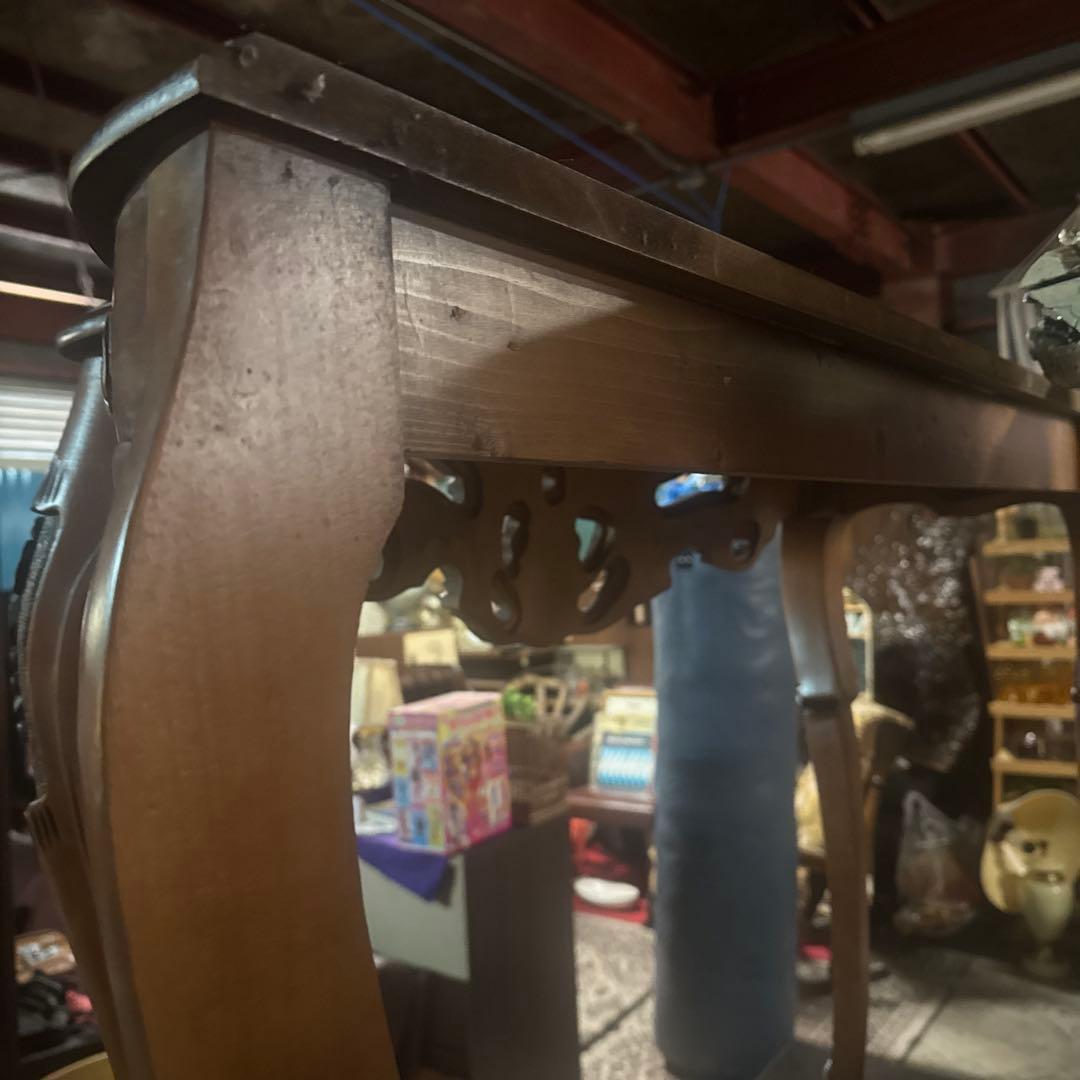 アンティーク　コンソールテーブル　マホガニー