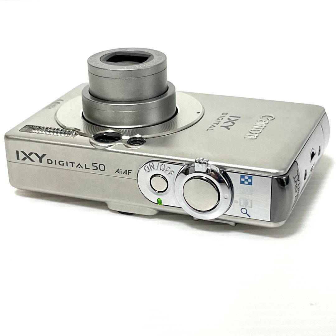 【美品】キャノン IXY DIGITAL 50 Canon シルバー