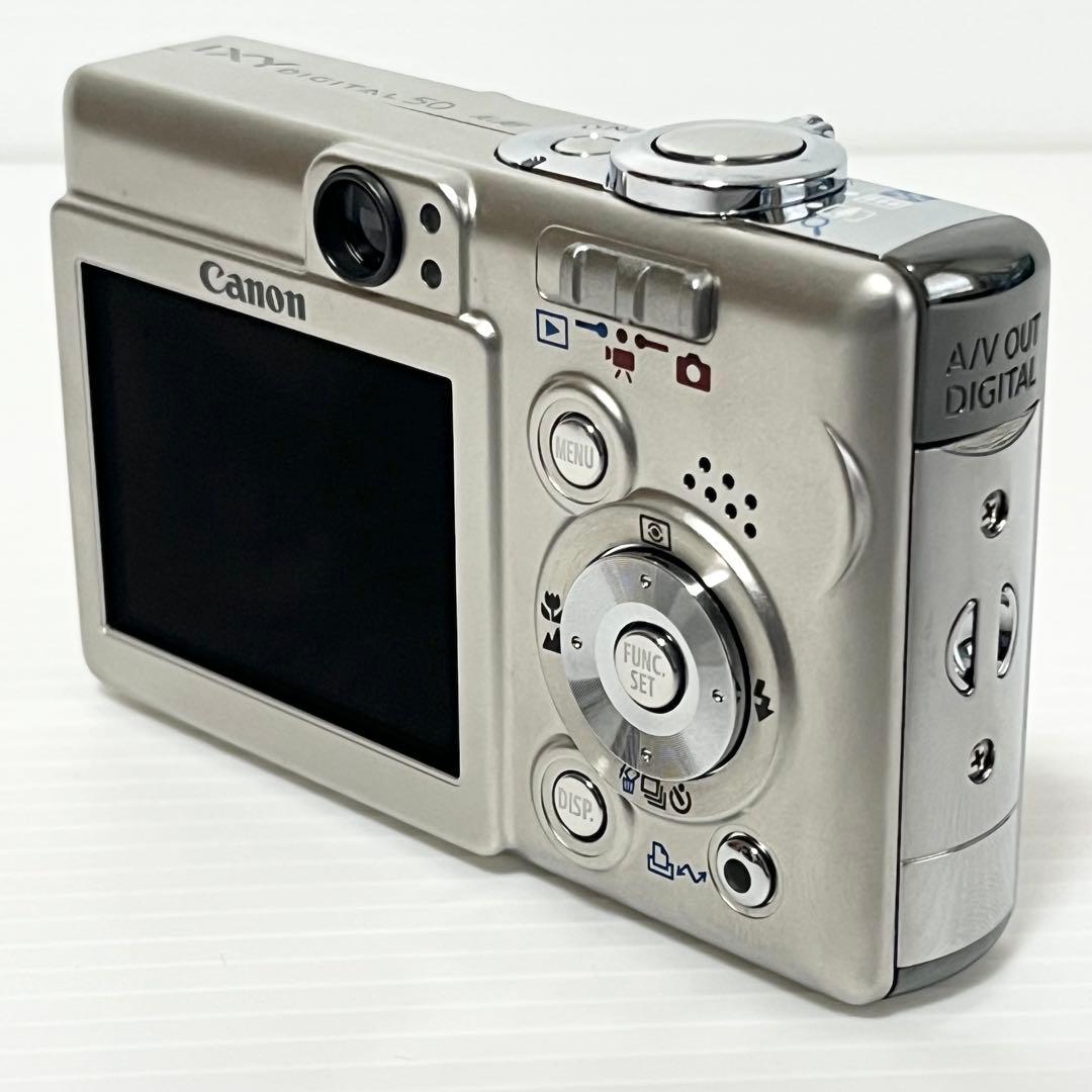 【美品】キャノン IXY DIGITAL 50 Canon シルバー