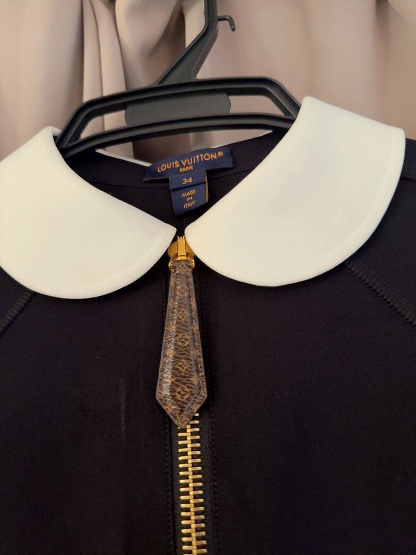 LOUIS VUITTON ネイビー ミニワンピース 34