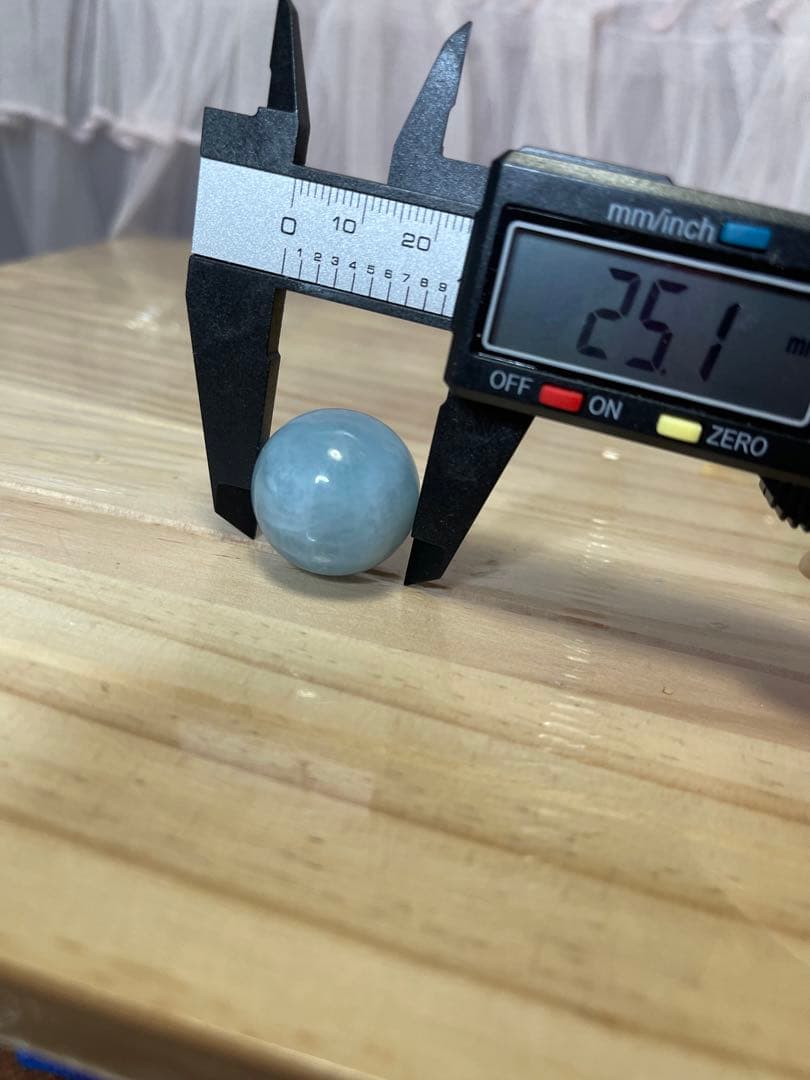 綺麗大きい巻貝水晶　ルチルと天然石アクアマリン水晶 丸玉 2点セット