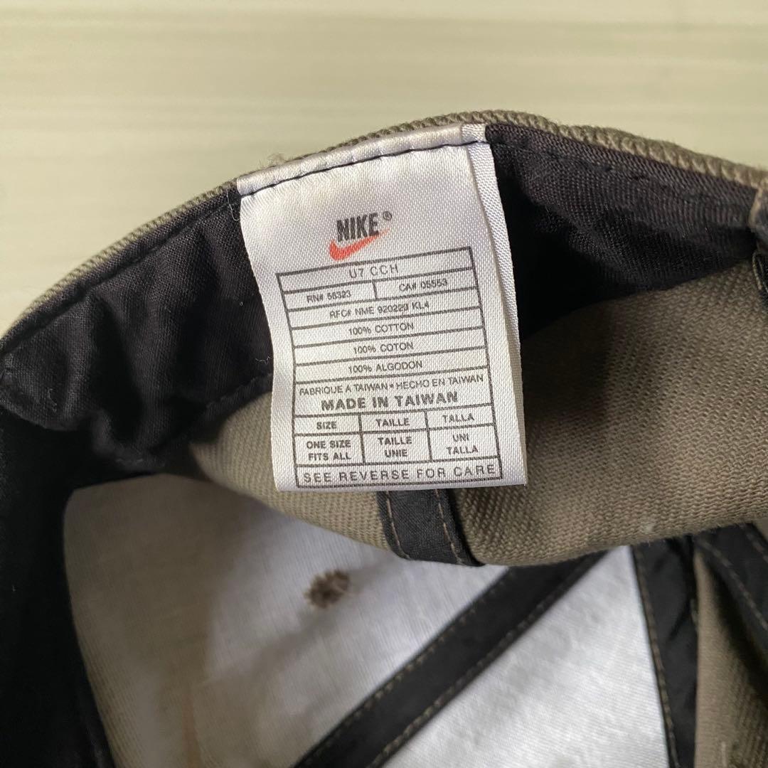 帽子 1990s old nike 2tone swoosh logo cap