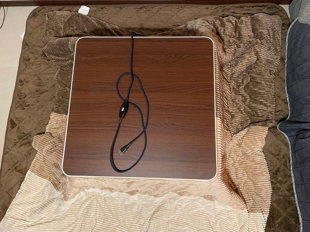 【期間限定価格】ニトリ　こたつ　正方形　ダークブラウン