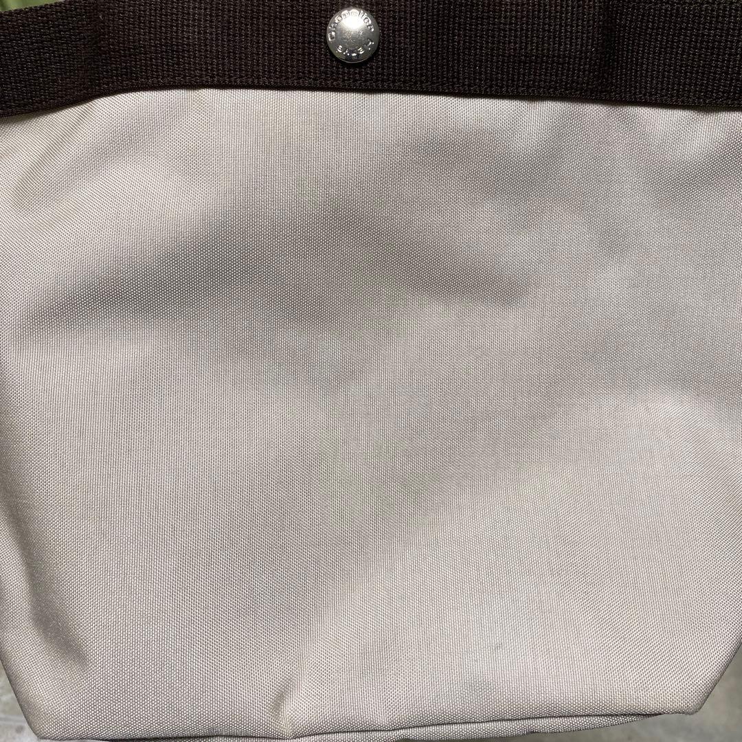 【極美品】エルベシャプリエ　マスティック × モカ　ハンドバッグ　レザー