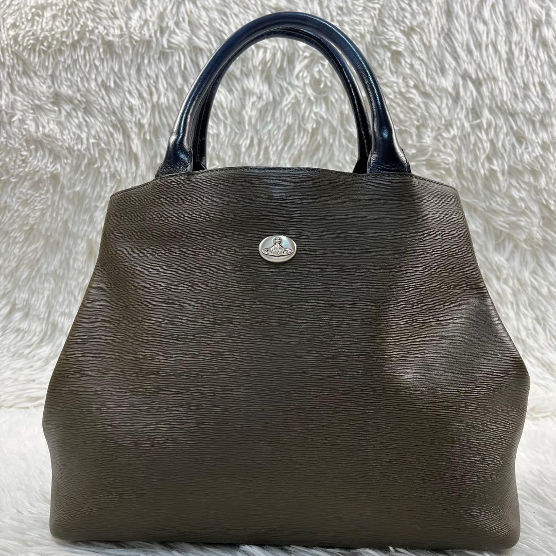 Vivienne Westwood 2way ショルダーバッグ レザー カーキ