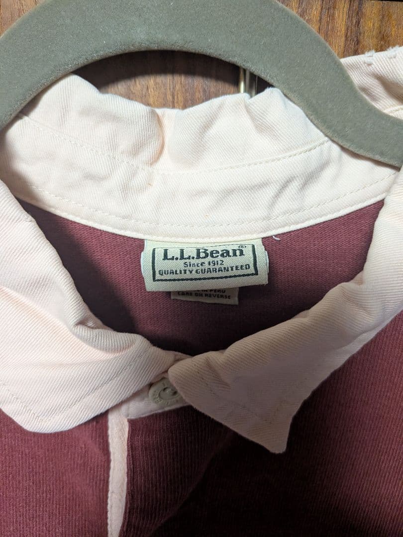 エルエルビーン　ラグビーシャツxl