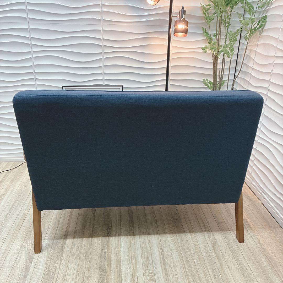 ◇大阪府 神戸市 配達料無料！◇ニトリ◇コンパクトソファ◇天然木フレーム布張り◇