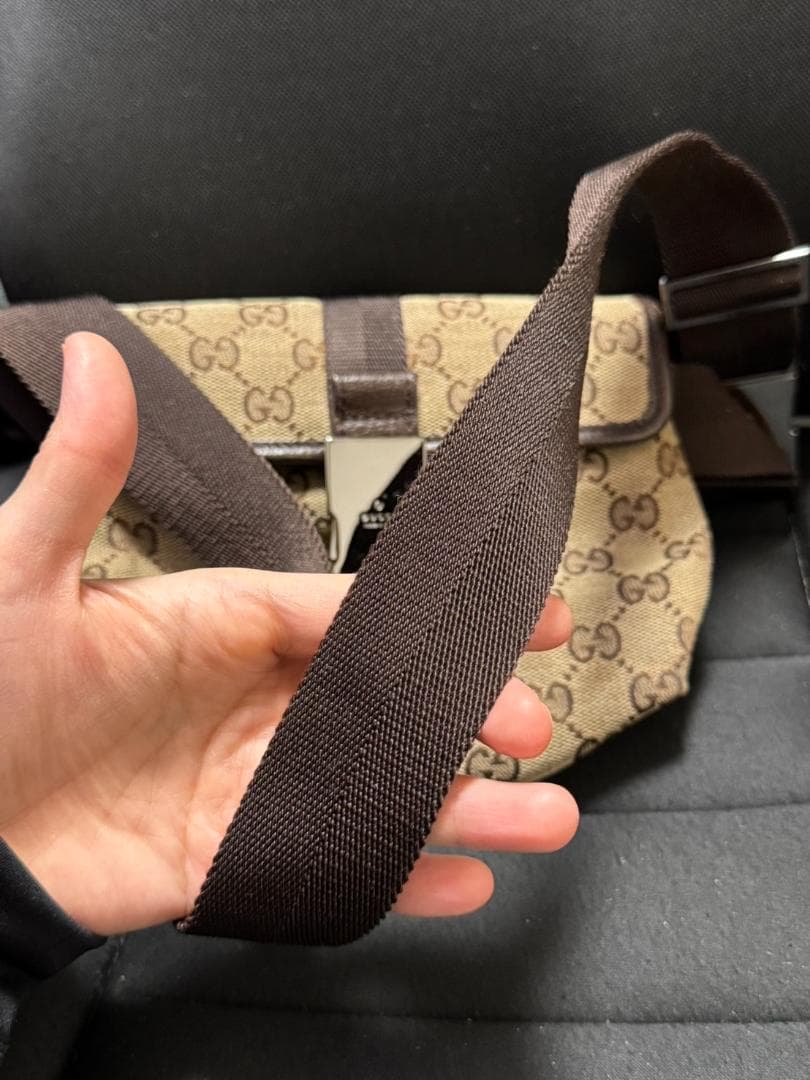 GUCCI グッチ ウエストバッグ ウエストポーチ GGキャンバス