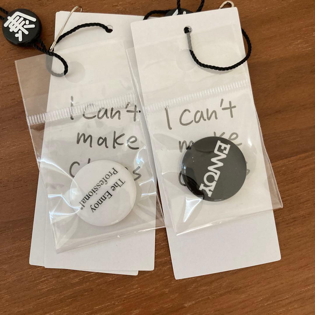 スタリスト私物　エンノイ　バッジ　ステッカーおまけ