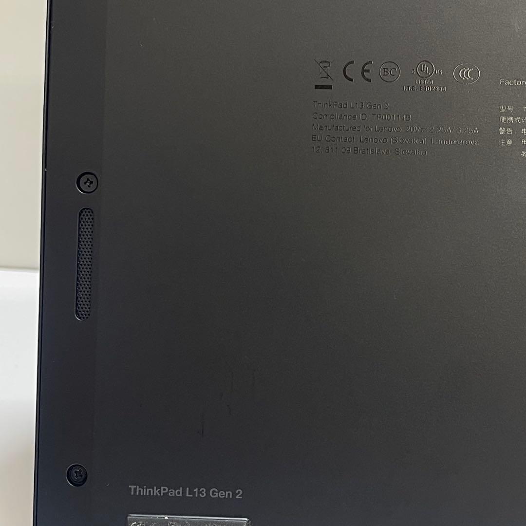 #806 レノボThinkpad L13 Gen2 i3-1115G4 8GB