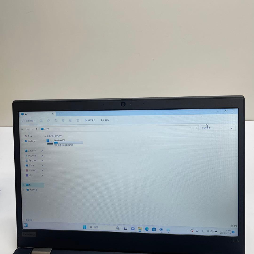 #806 レノボThinkpad L13 Gen2 i3-1115G4 8GB