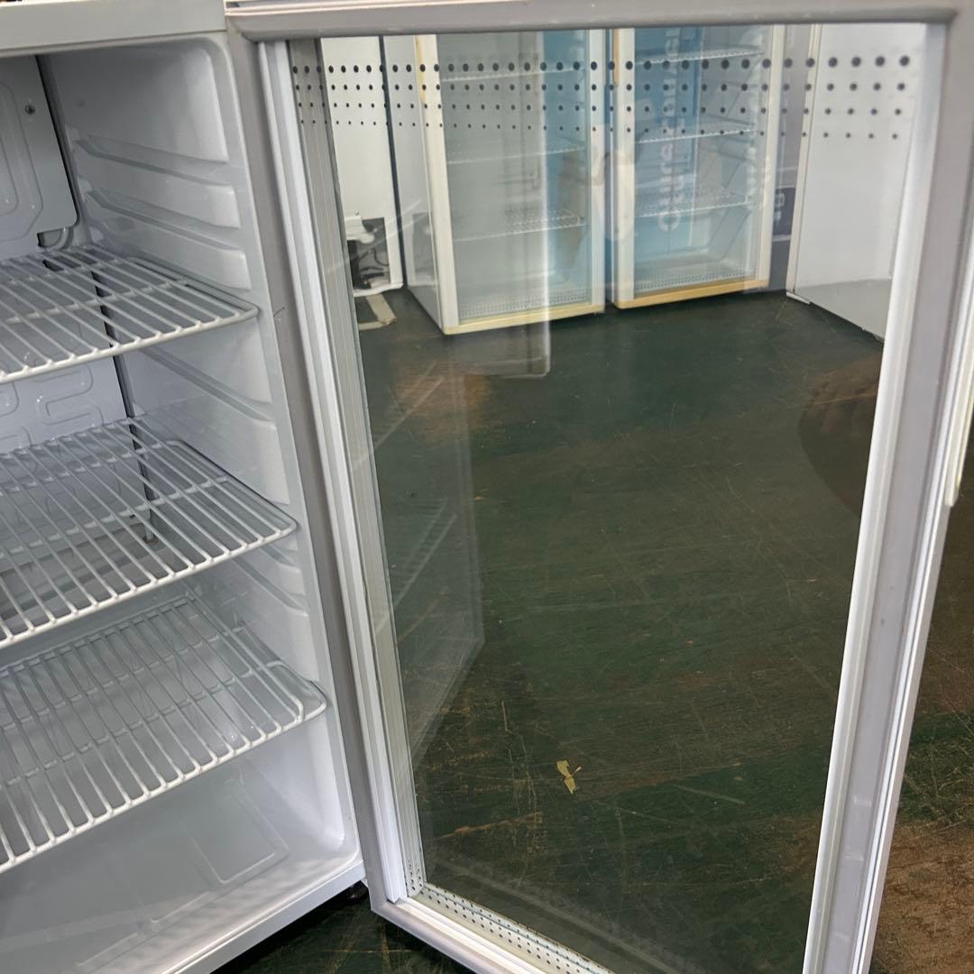 123業務用 冷蔵ショーケース オフィスコンビニ XW-105 左右開き 小型