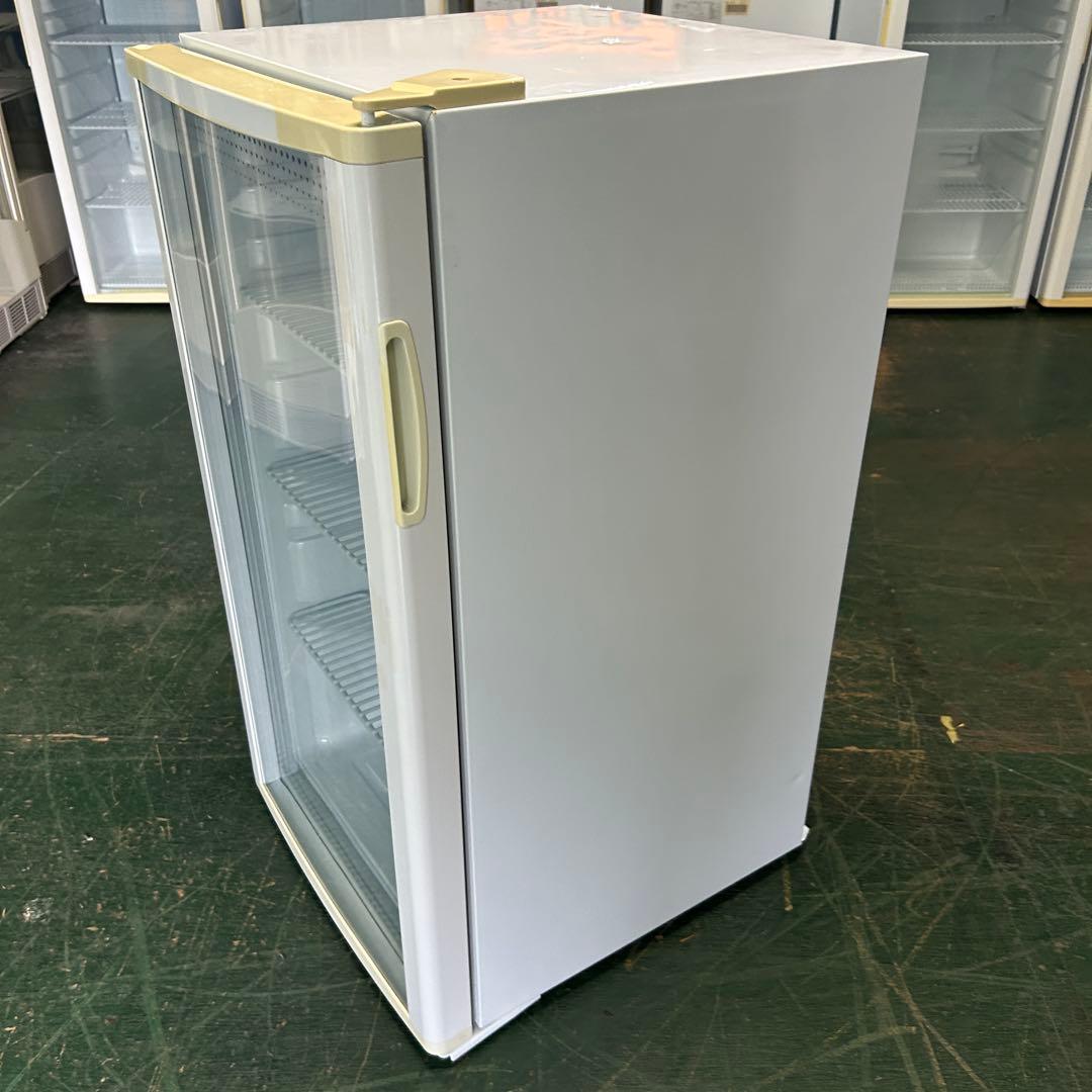 123業務用 冷蔵ショーケース オフィスコンビニ XW-105 左右開き 小型