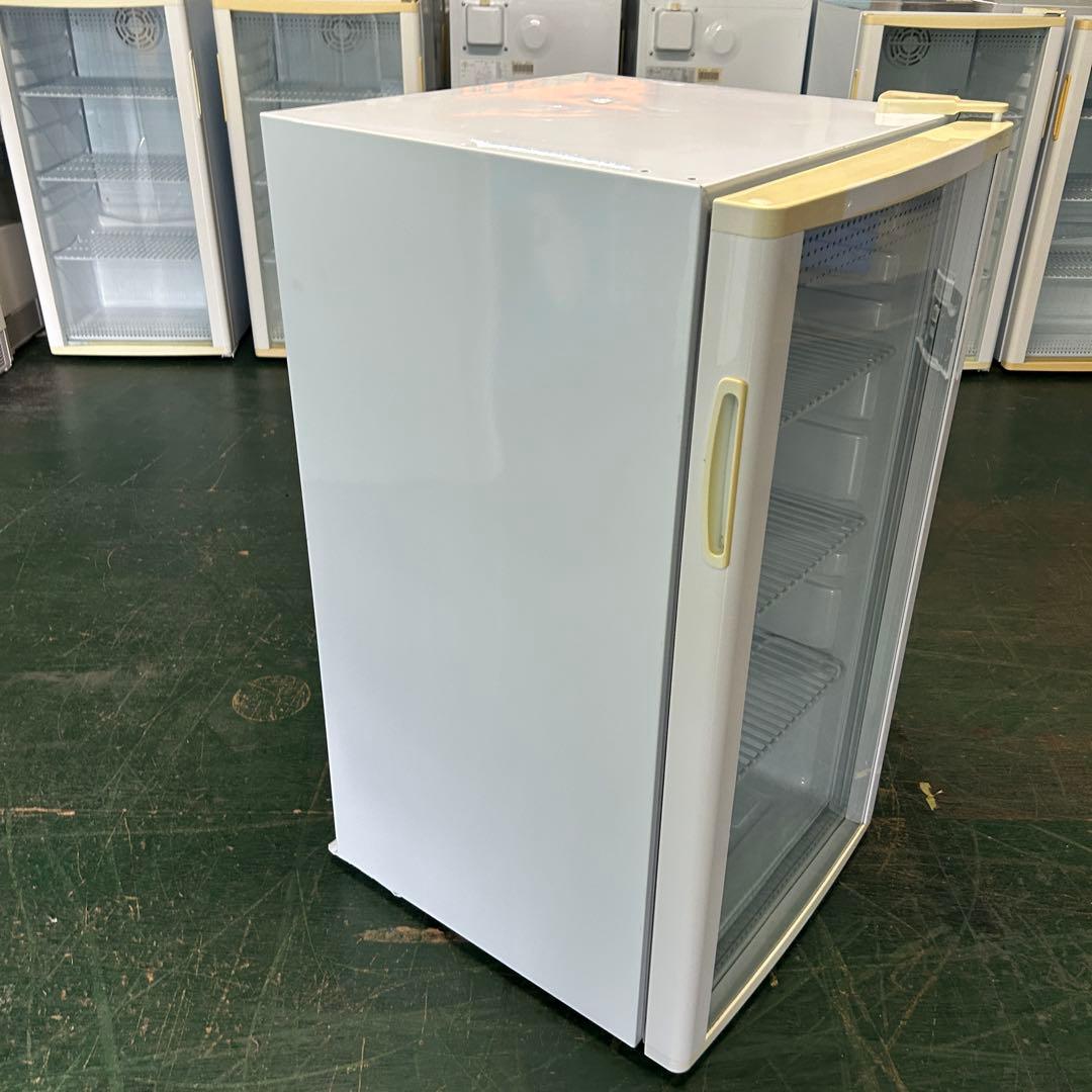 123業務用 冷蔵ショーケース オフィスコンビニ XW-105 左右開き 小型