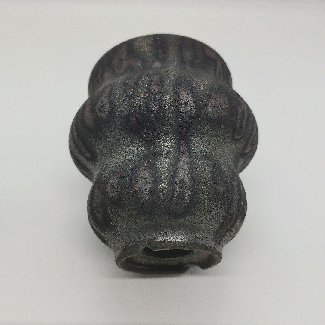 細川政己 植木鉢 小鉢 釉薬 斑模様 新品未使用品