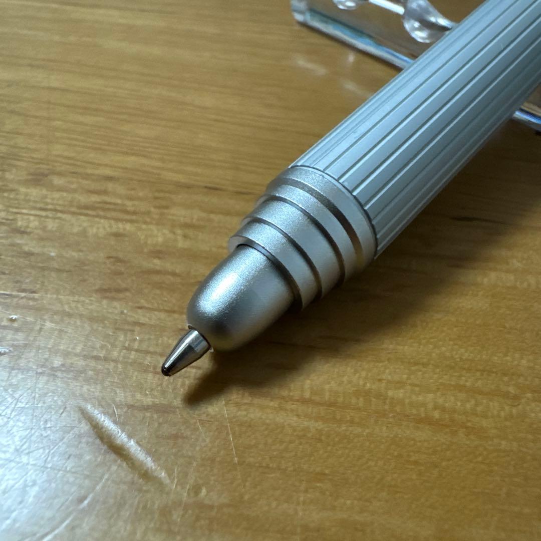 廃盤 TOMBOW トンボ鉛筆 XPA ボールペン 伸縮式 シルバー 箱付き