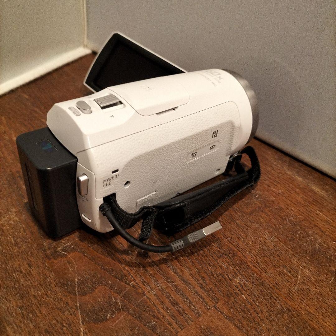 【中古品】ハンディカム　SONY HDR-CX680　ホワイト　白　動作未確認