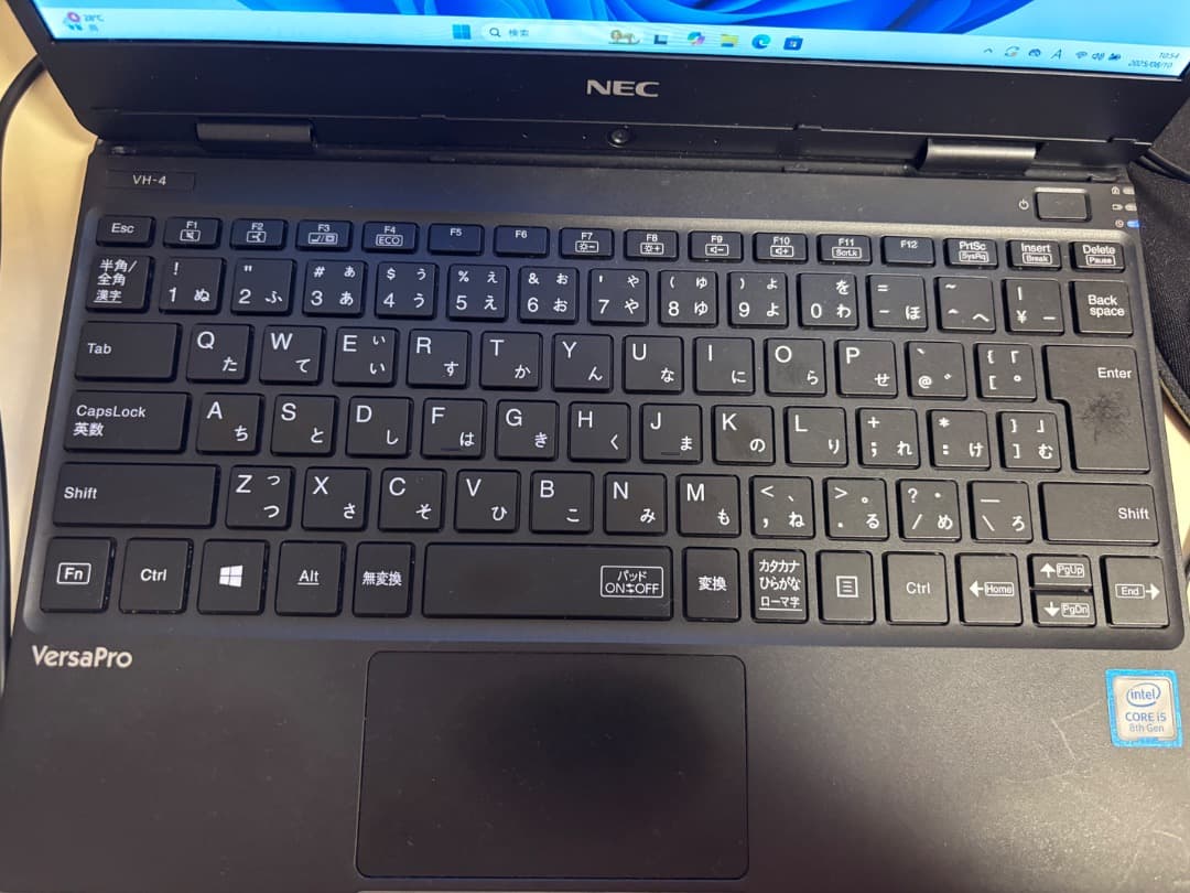 NEC VersaPro VH-4 CPU8世代 8GB+128GB