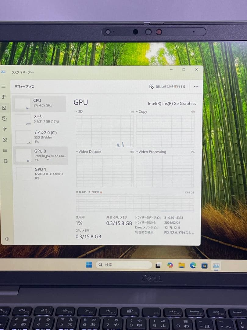 Windowsノート本体 Dell precision 3571 i7-12800H RTX A1000