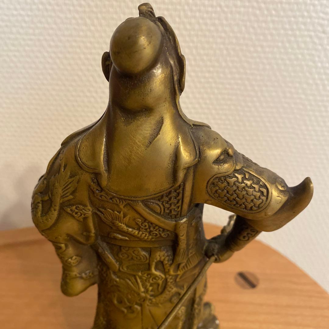 【開運】関羽　置物　三国志　関聖帝君