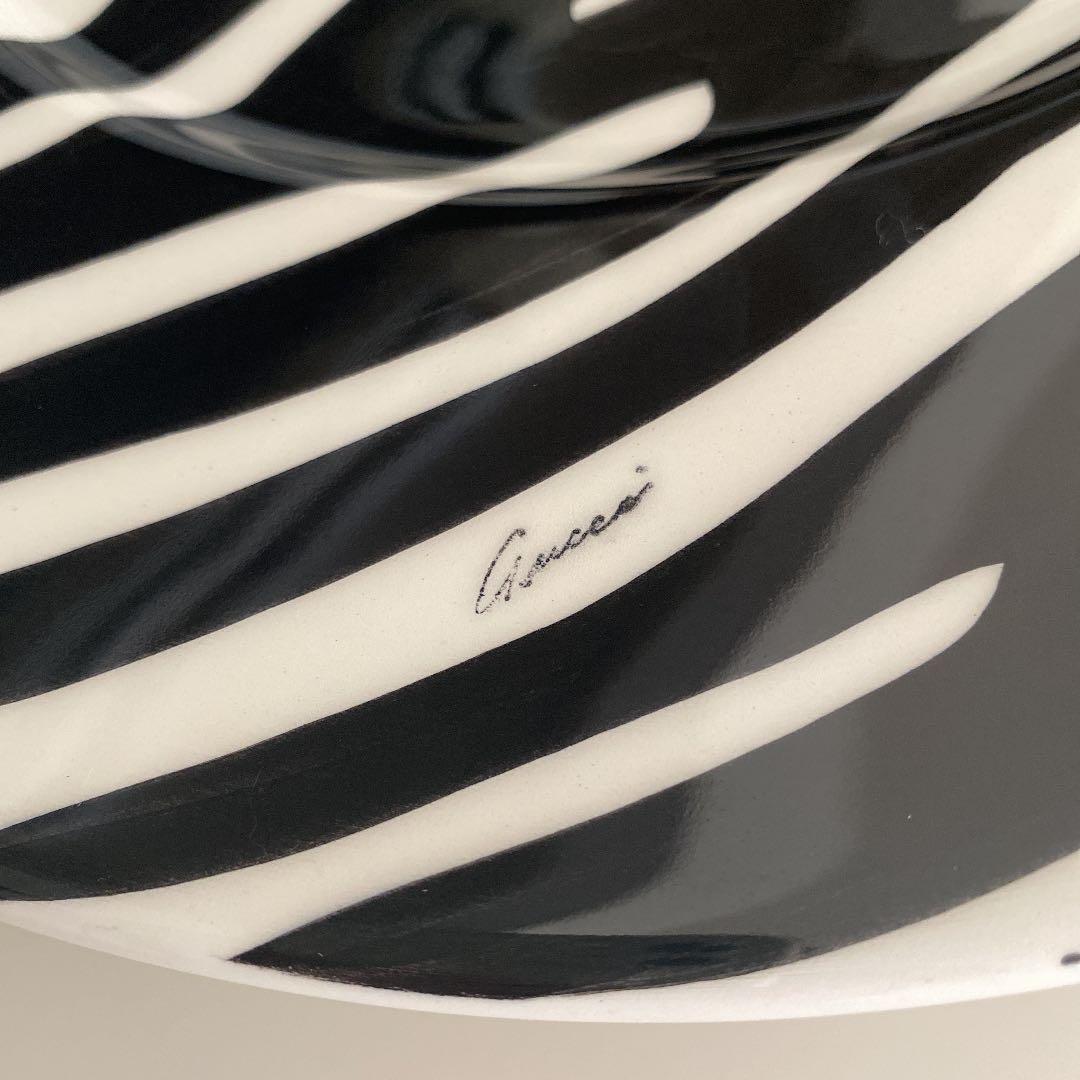 【希少レア柄】新品未使用　グッチ　ゼブラ　大皿　食器　プレート　2枚セット