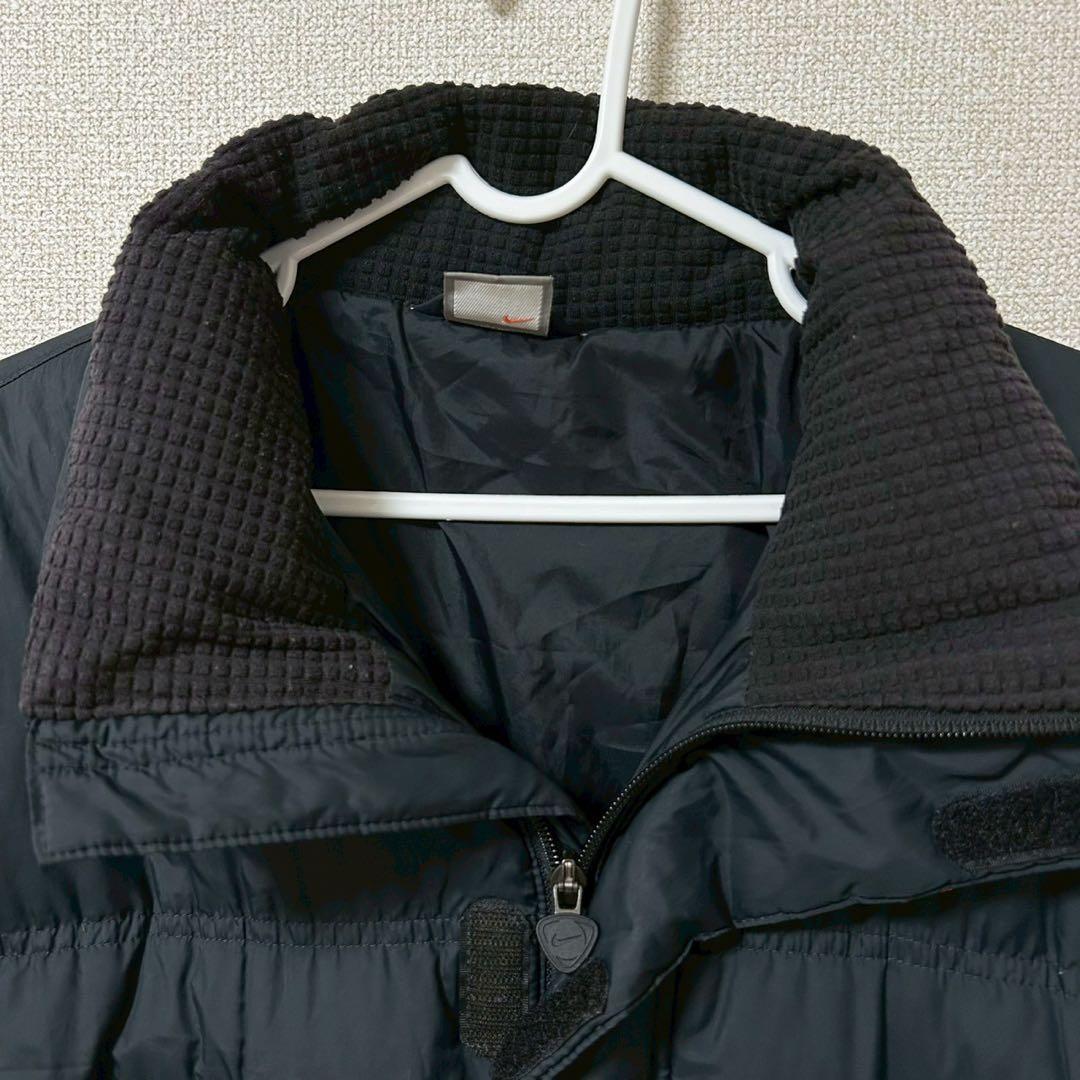 ナイキ【XL】ロングダウンコート　ベンチコート　軽量　ブラック　スポーツ　秋冬