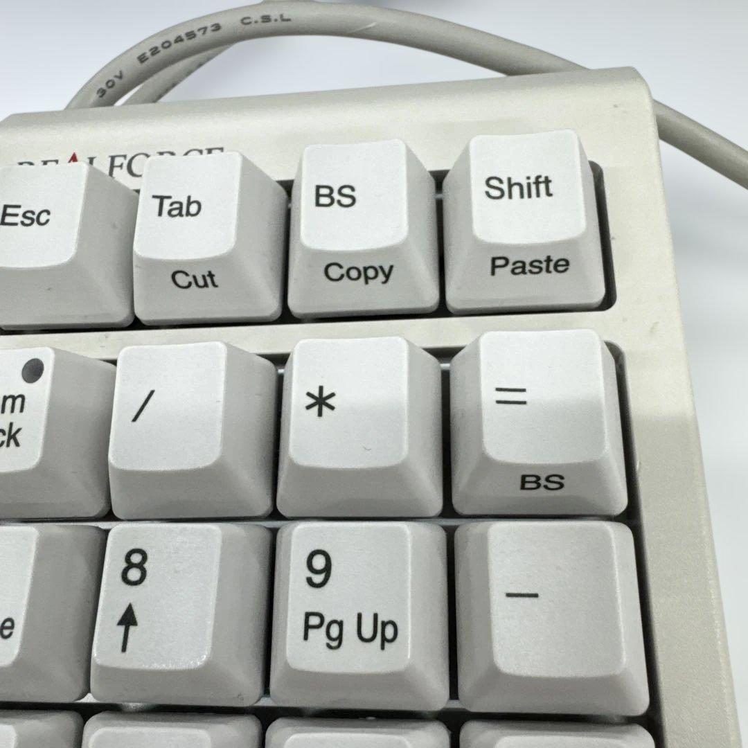 東プレ テンキー REALFORCE 23UB 白